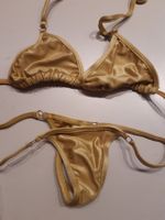 goldenes Bikini -  S- String - Brasilien