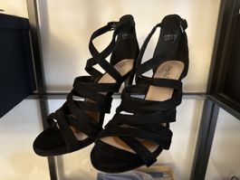 Schwarze High Heels Sandaletten Gr. 40 Limelight
