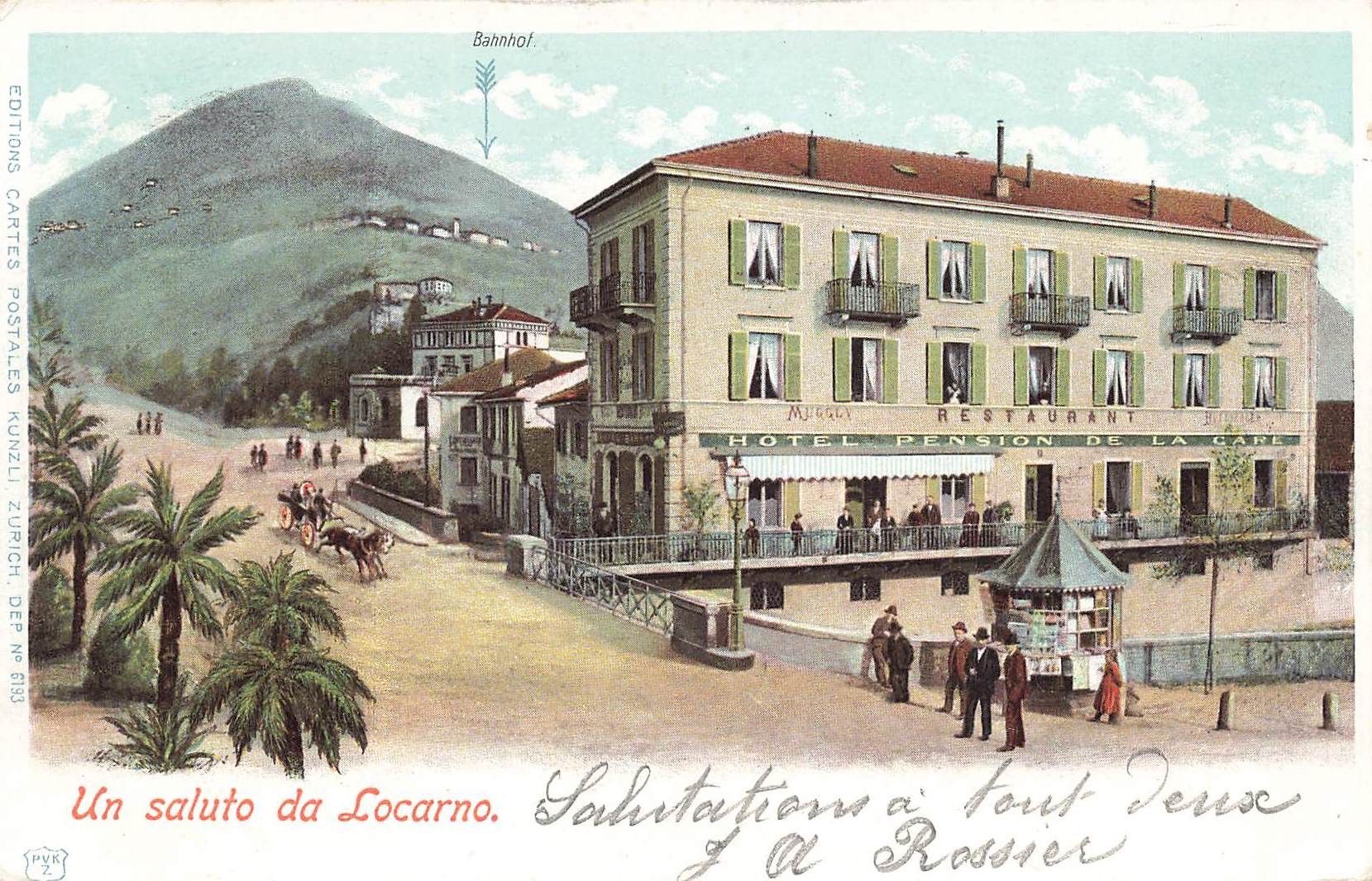 Ansichtskarten: Locarno – Gebraucht aus Biasca von Blenio71