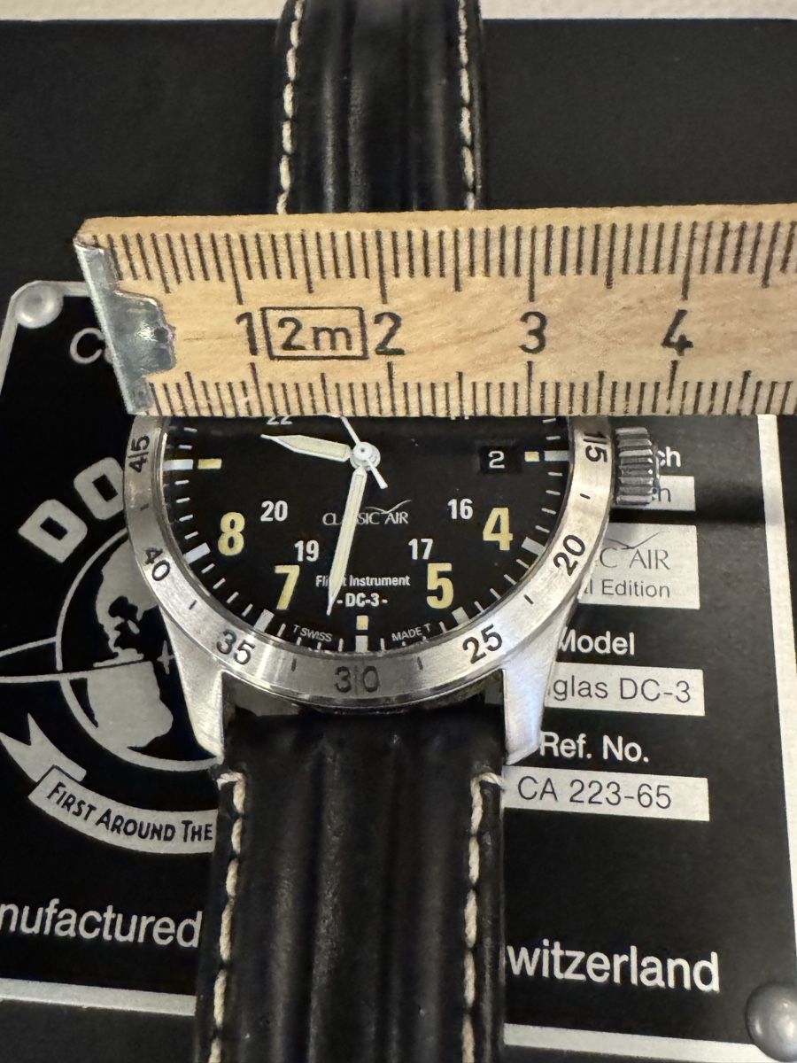 Uhren: Dufau Pilot's Watch Douglas DC-3 Automatic mit Box – Gebraucht aus Montévraz von W1965 7