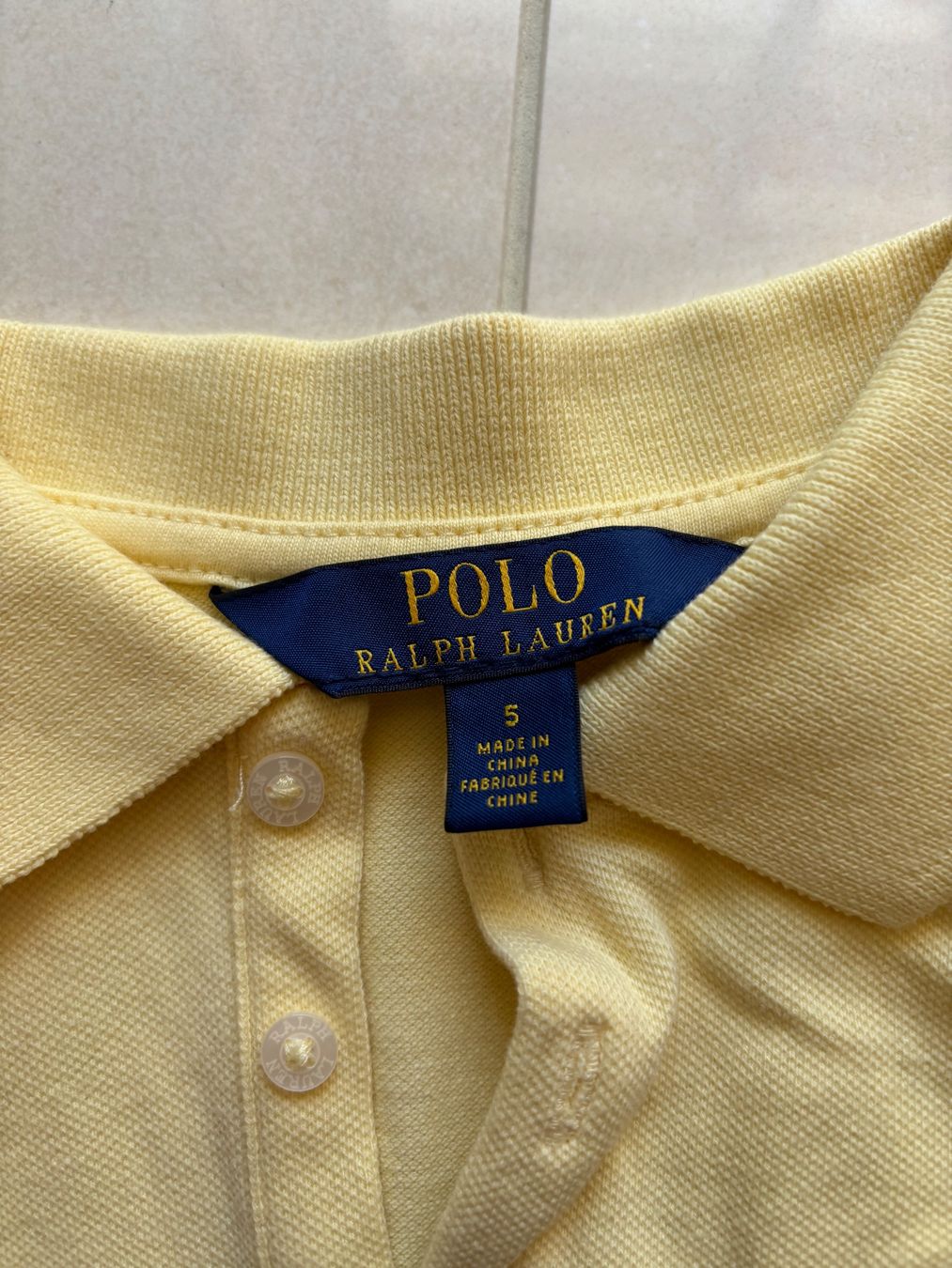 Ralph Lauren Vestiti & Gonne: Robe Polo Ralph Lauren jaune 5 ans – Usato da Chêne-Bougeries venduto da Luke17 2