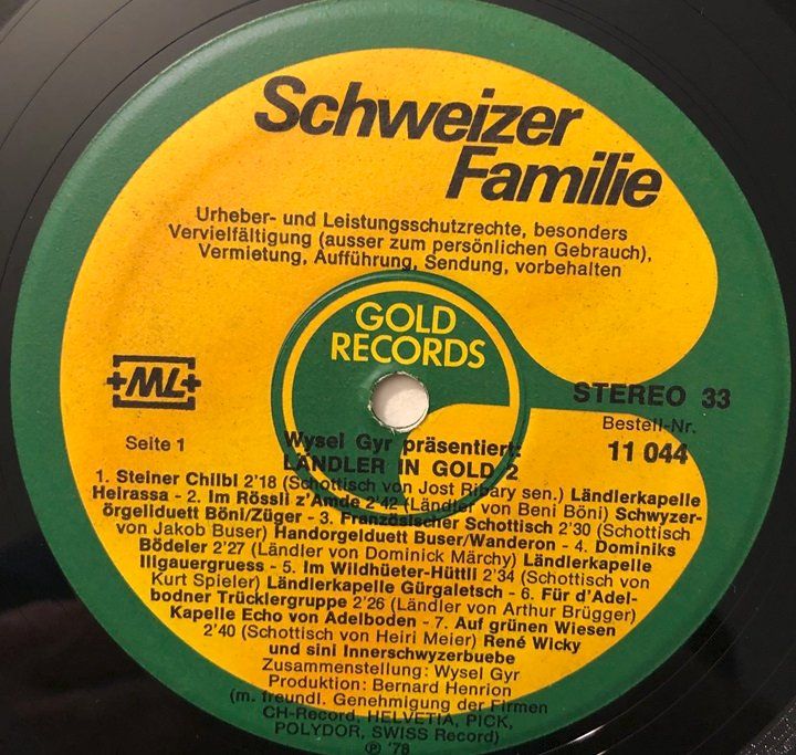 Dischi in vinile: Ländler in Gold 2 (LP) – Usato da Grüningen venduto da azulmarron 3