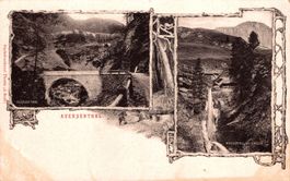 Averserthal.  Wasserfall bei Cresta