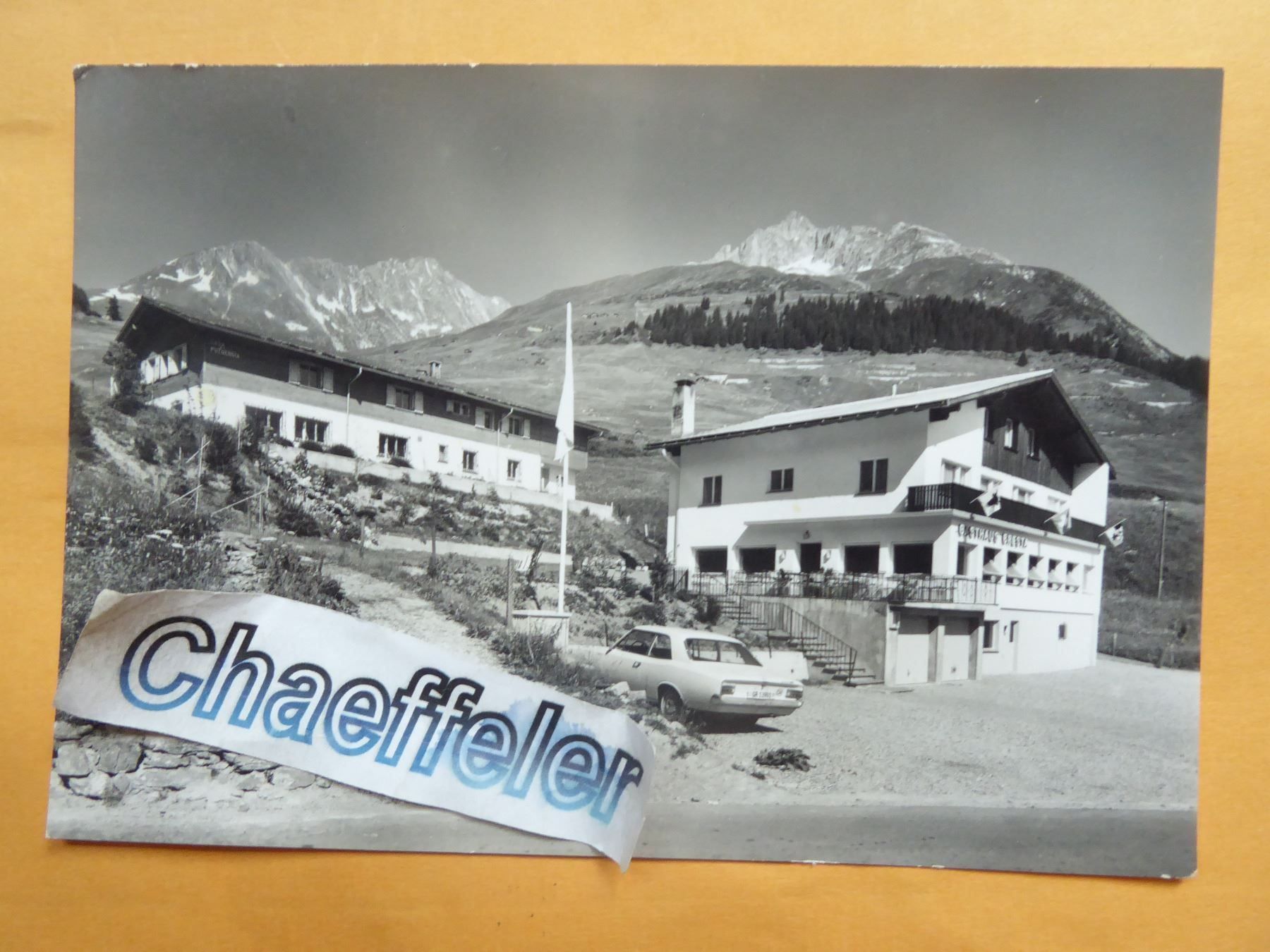 Cartoline postali: 1974 Gasthaus Cresta - Casa Putnengia – Usato da Zürich venduto da Chaeffeler