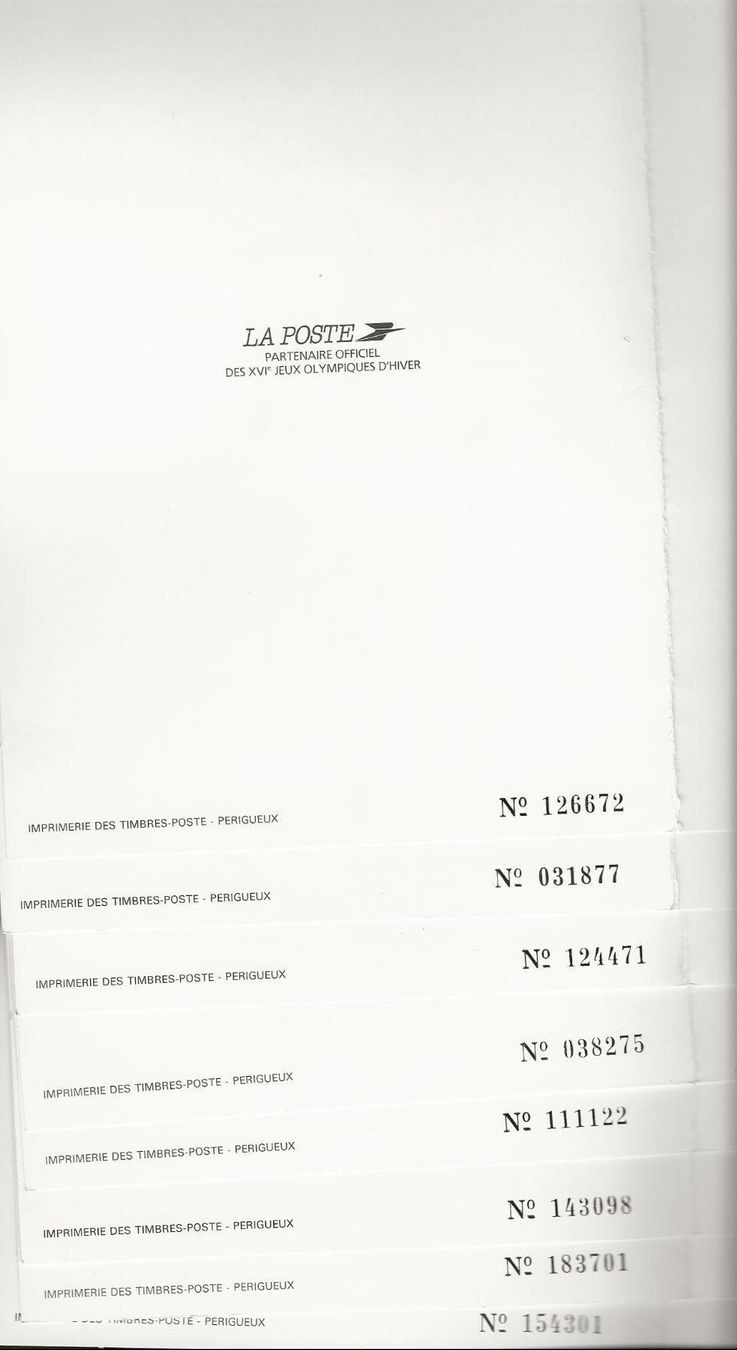 Tampons: JO Alberville 92 feuillets blocs de 4 – Neuf (Voir description) à Sion par PierreP01 4