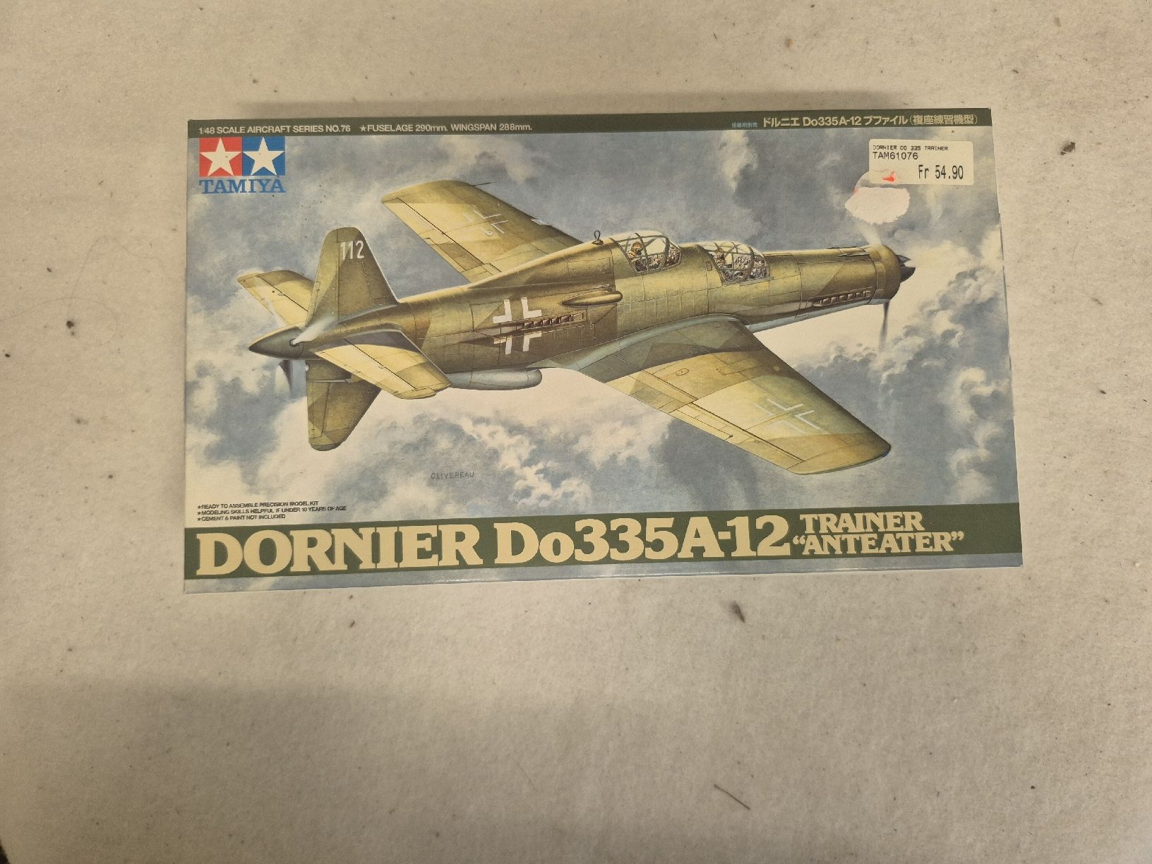 Modellbausätze & Standmodelle: Tamiya Dornier Do335A-12 Trainer Bausatz  – Gebraucht aus Wald ZH von recher67