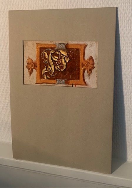 Dipinti: schöne Initiale 17./ 18. Jhd. aus einem Manuskript Barock – Usato da Zürich venduto da Aerdna_133 5