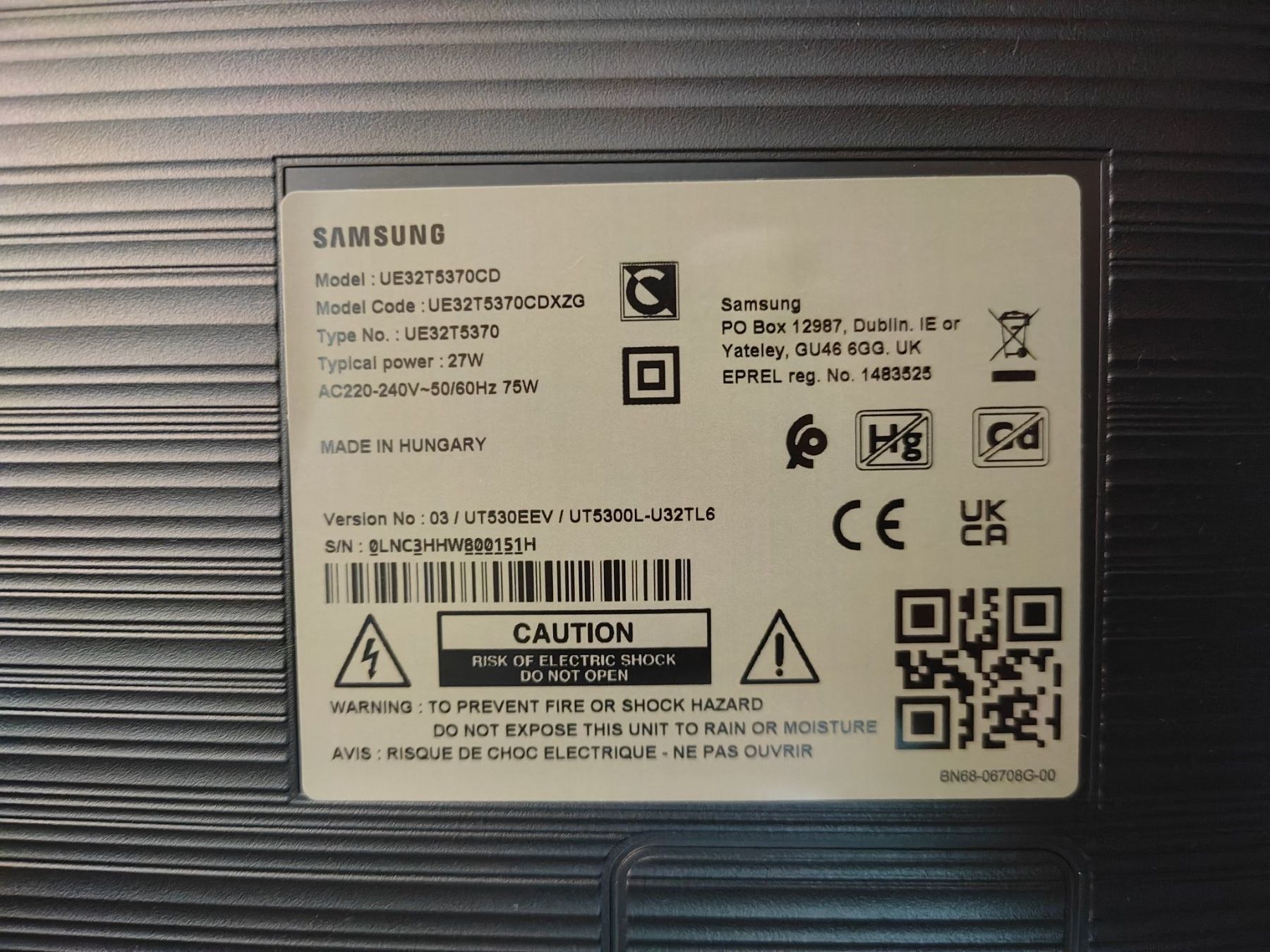 Samsung Televisori: Smart TV Samsung 32 pouce – Usato da Sion venduto da Bang-OlufsenSion 2
