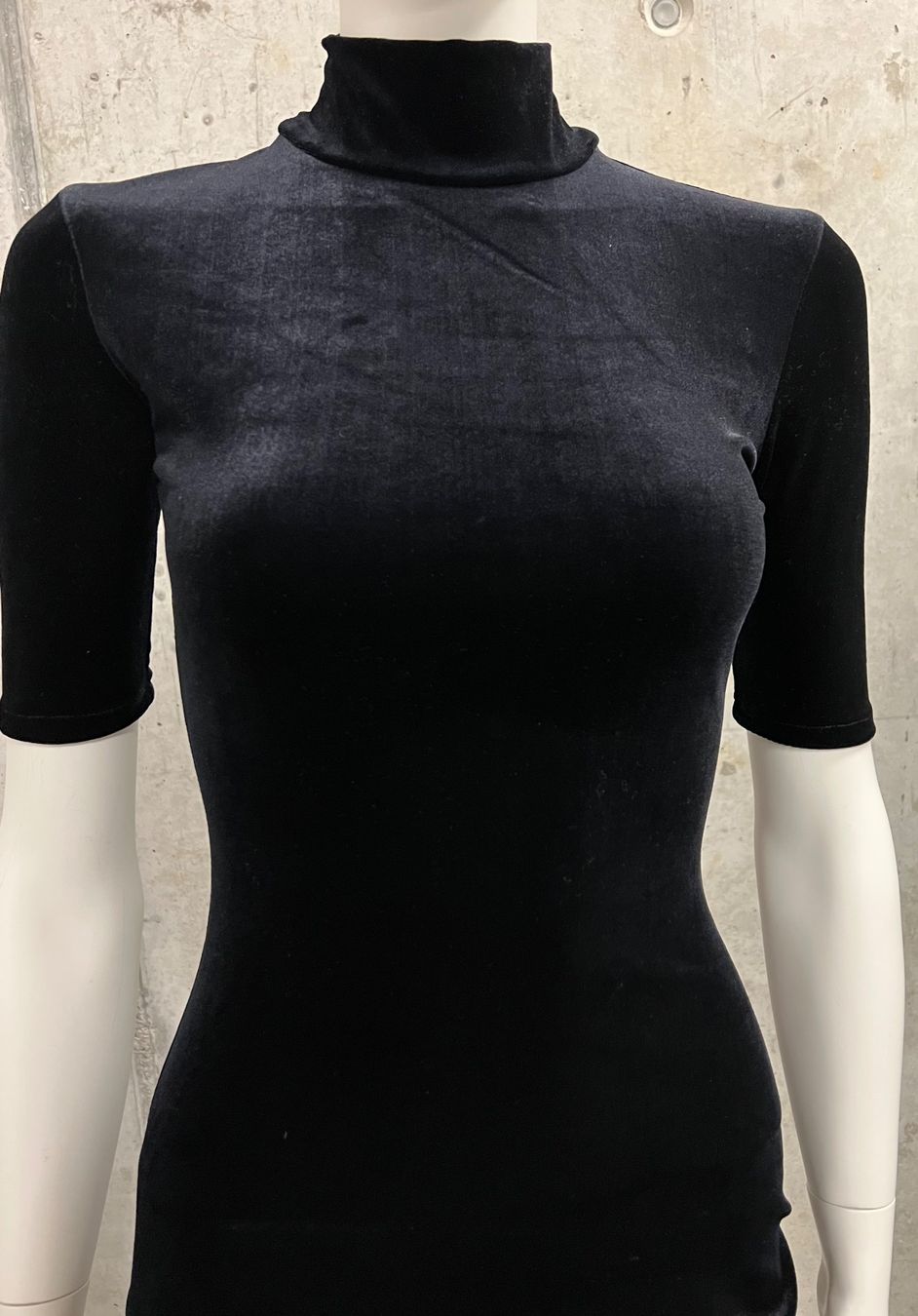 Kleider: Samt Kleid, schwarz, XS – Neu (gemäss Beschreibung) aus Maschwanden von yaster 1
