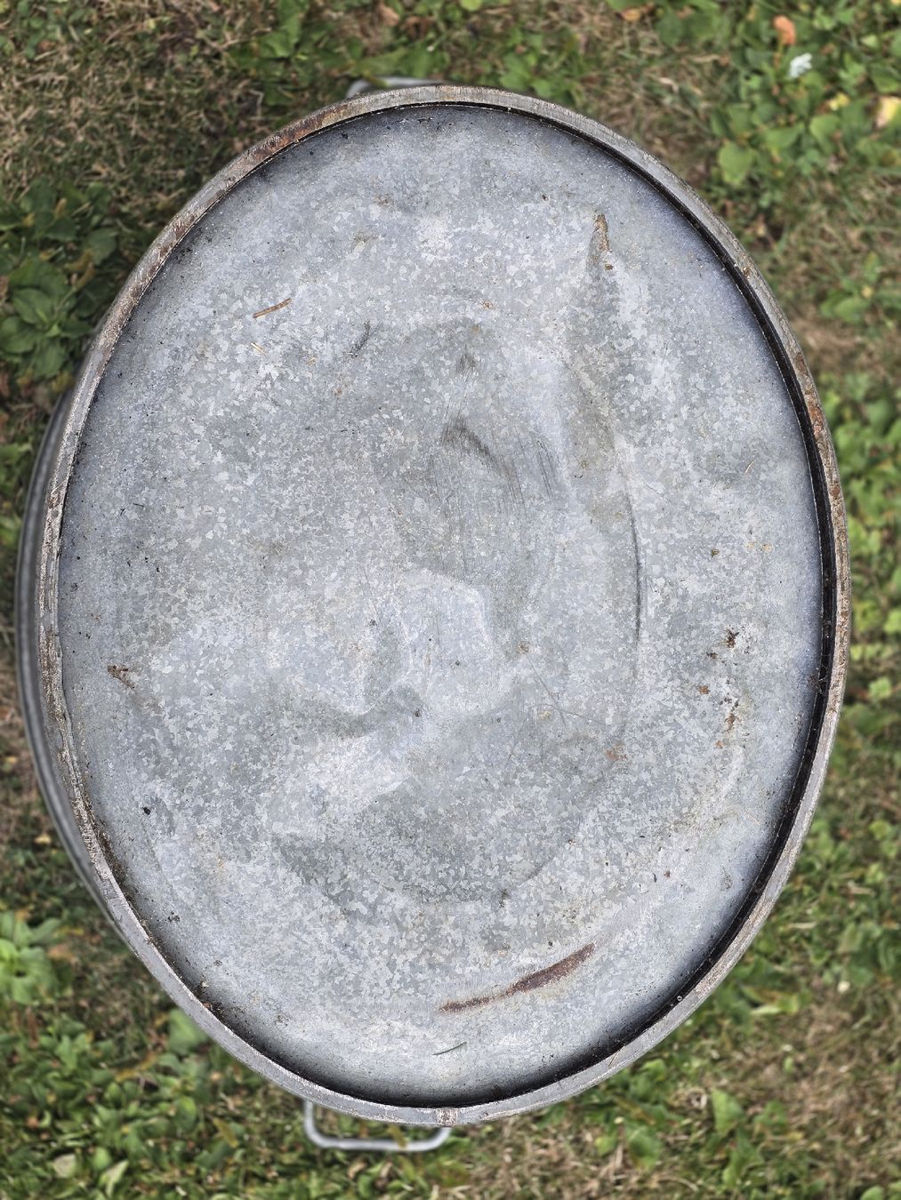Sonstige Gartendekorationen: Zinkwanne oval mit Griffen – Gebraucht aus Neunkirch von BoBo007 1