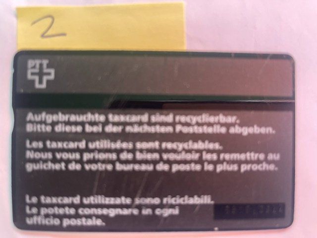 Cartes de téléphone: Taxcard 10.-, PTT – D'occasion à Niederwil AG par morostahu 1