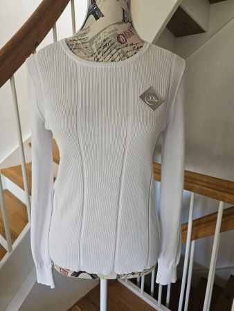Pullover Armani exchange, Gr. S, weiss