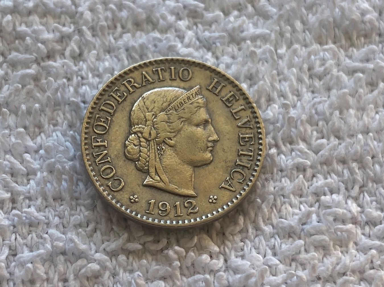 Tutti le monete: 5 centimes/rappen 1912 – Usato da Nyon venduto da Ilmi09