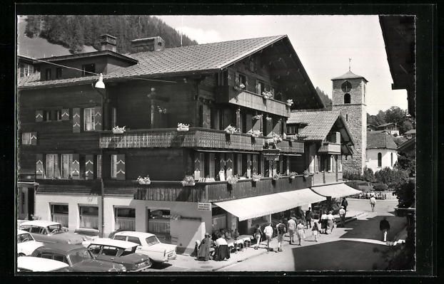 Cartoline postali: AK Adelboden, Hotel Bären – Usato da Berlin venduto da bartko-reher