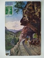 Schweiz. Gebirgspost Gotthardstr? Kutsche dat. 1915