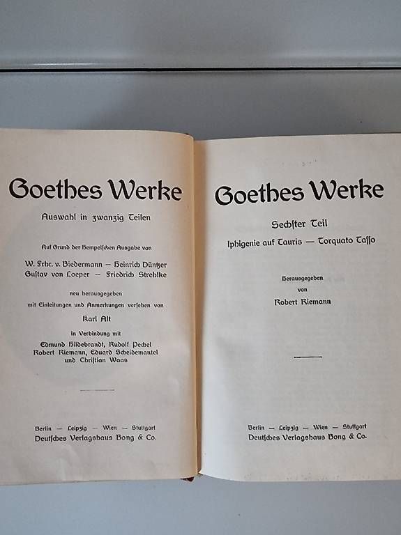 Bücher: Goethe's Werke  – Gebraucht aus Sarnen von Helene033 1