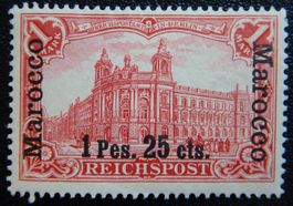 Deutsche Ausland P. Marokko Kat. 16 I * 1900 Kat. 38 Euro
