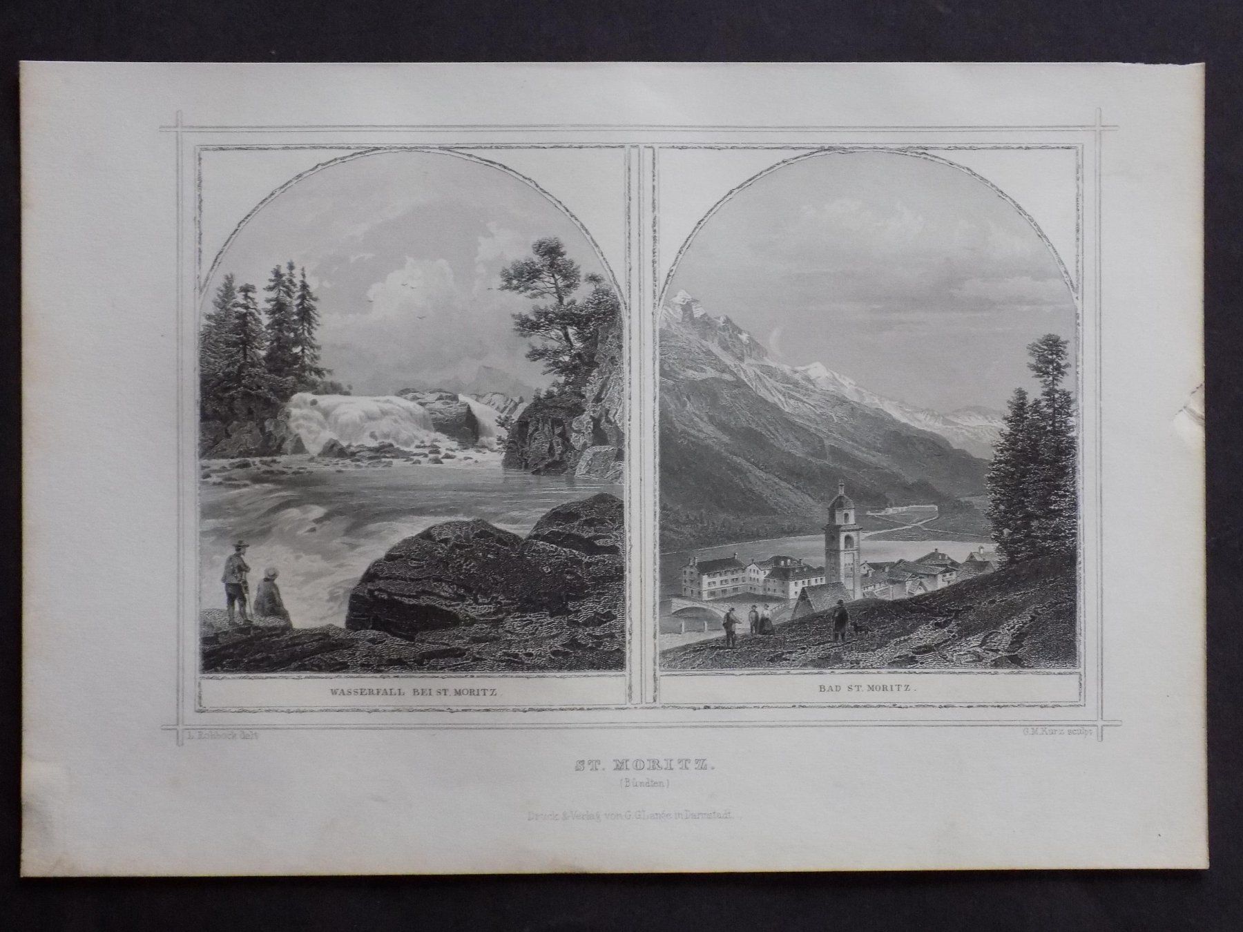 Stiche: St.Moritz Engadin – Gebraucht aus Risch von Rischli15