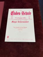 Noten Etuden-Schule Violoncello Hugo Schlemüller