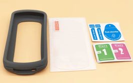 Schutzhülle Schwarz f. Garmin Edge 1040 & Displayschutzfolie