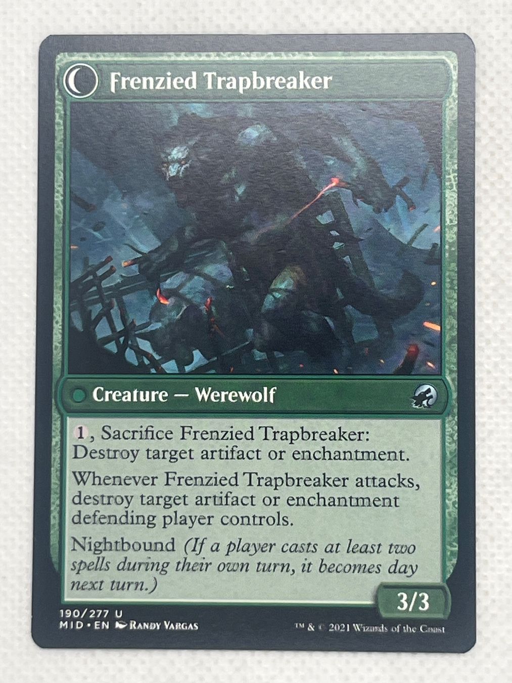Magic The Gathering Sammelbilder & Trading cards: MTG Outland Liberator MID 190 Englisch Uncommon – Gebraucht aus Hinterkappelen von Kim1992 1