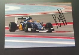 Raffaele Marciello Sauber C34 Test 2015 Original signiert