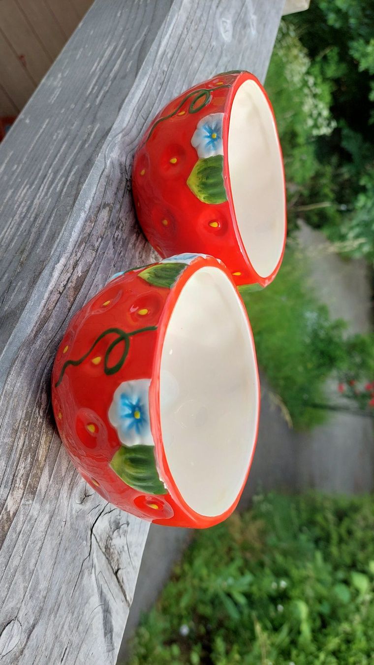 Ciotole: Bol fraise – Nuovo e nell'imballaggio originale da Marsens venduto da carobazar 2