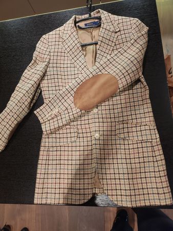 Polo Ralph Lauren Blazer kariert Ellbogenpatches 2
