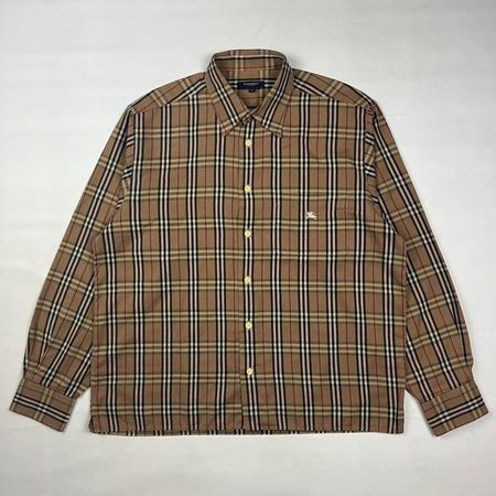Burberry London Chemise Tartan Nova Check Beige - Taille L