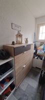 Schuhschrank Holzoptik mit 2 Schubladen gut erhalten
