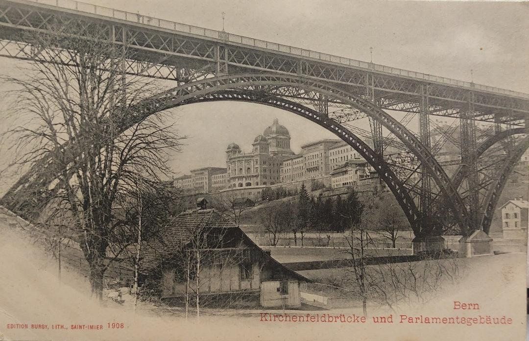 Cartes postales: BERN - Kirchenfeldbrücke & Parlamentsgebäude – D'occasion à Delémont par Domdom1