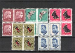 Pro Juventute Satz 1953 im Block Postfrisch