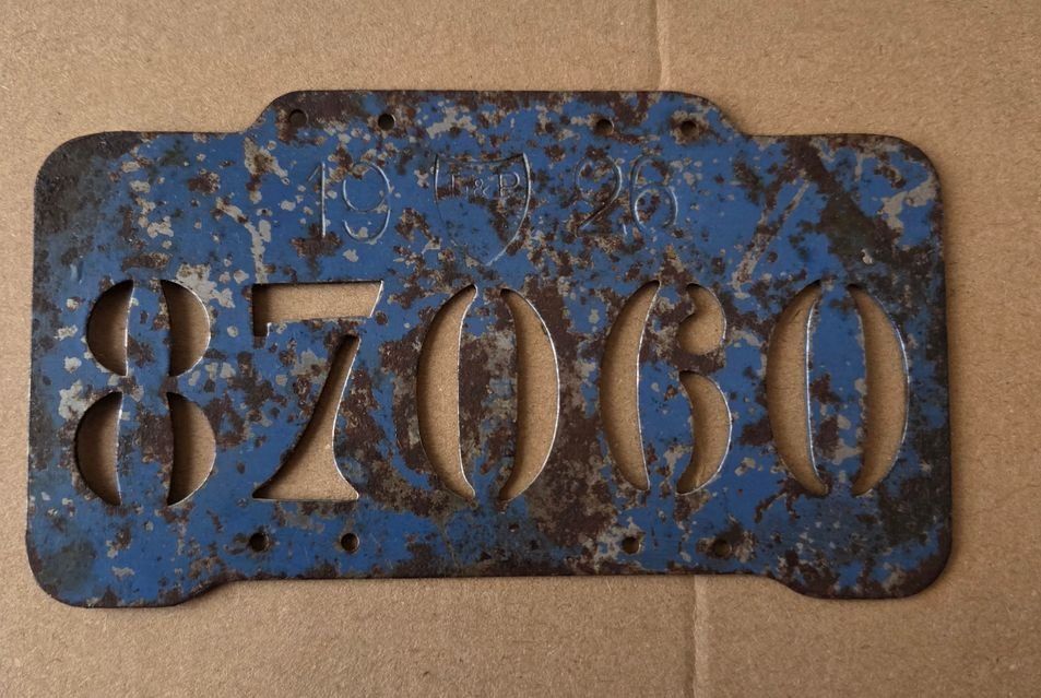 Sachs Ecriteaux: Velonummer VD 1926 Plaque Velo – D'occasion à Schenkon par Uhu007