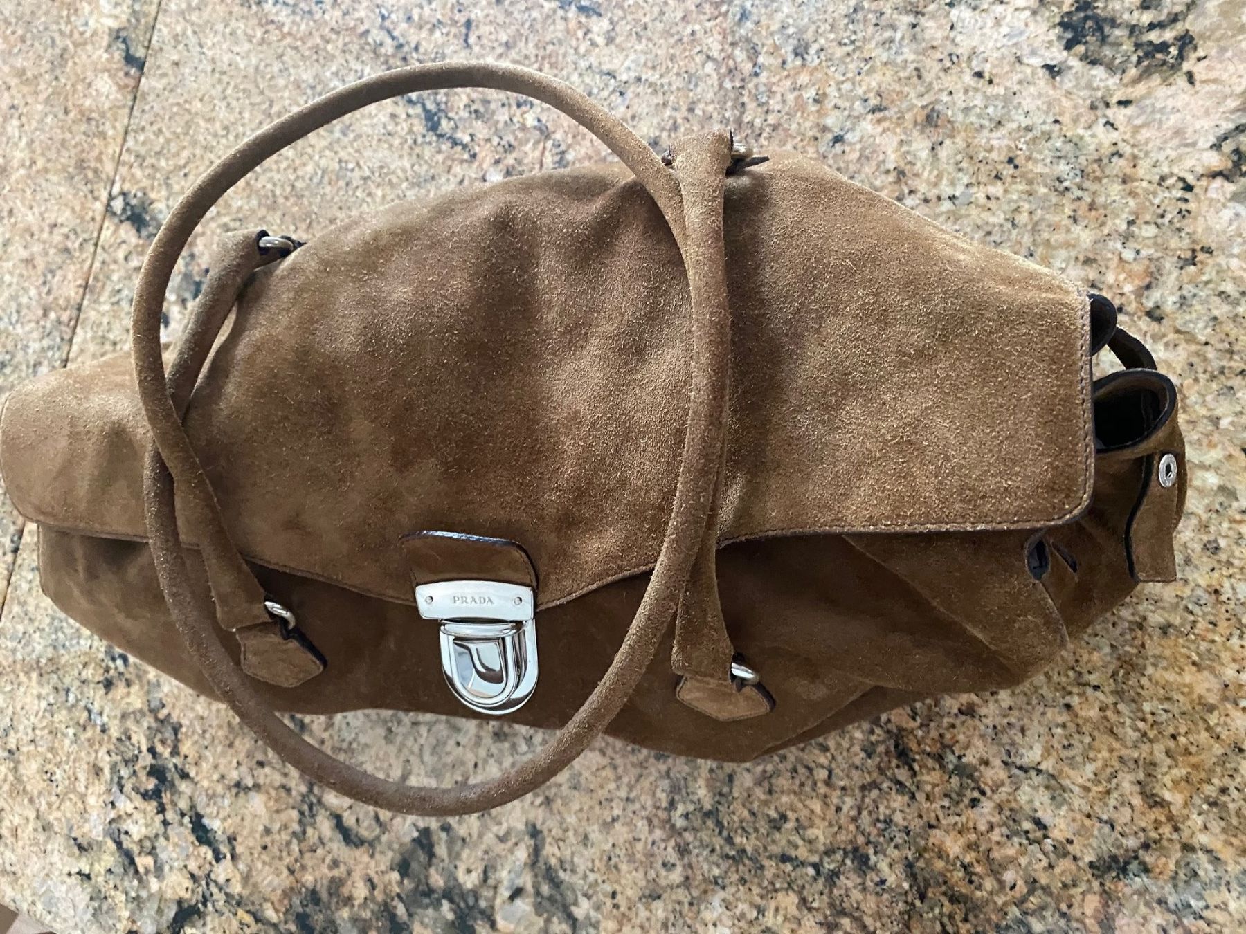 Prada Borse da donna: PRADA Handtasche  Wildleder braun – Nuovo (secondo la descrizione) da Weggis venduto da goo_vn75 6