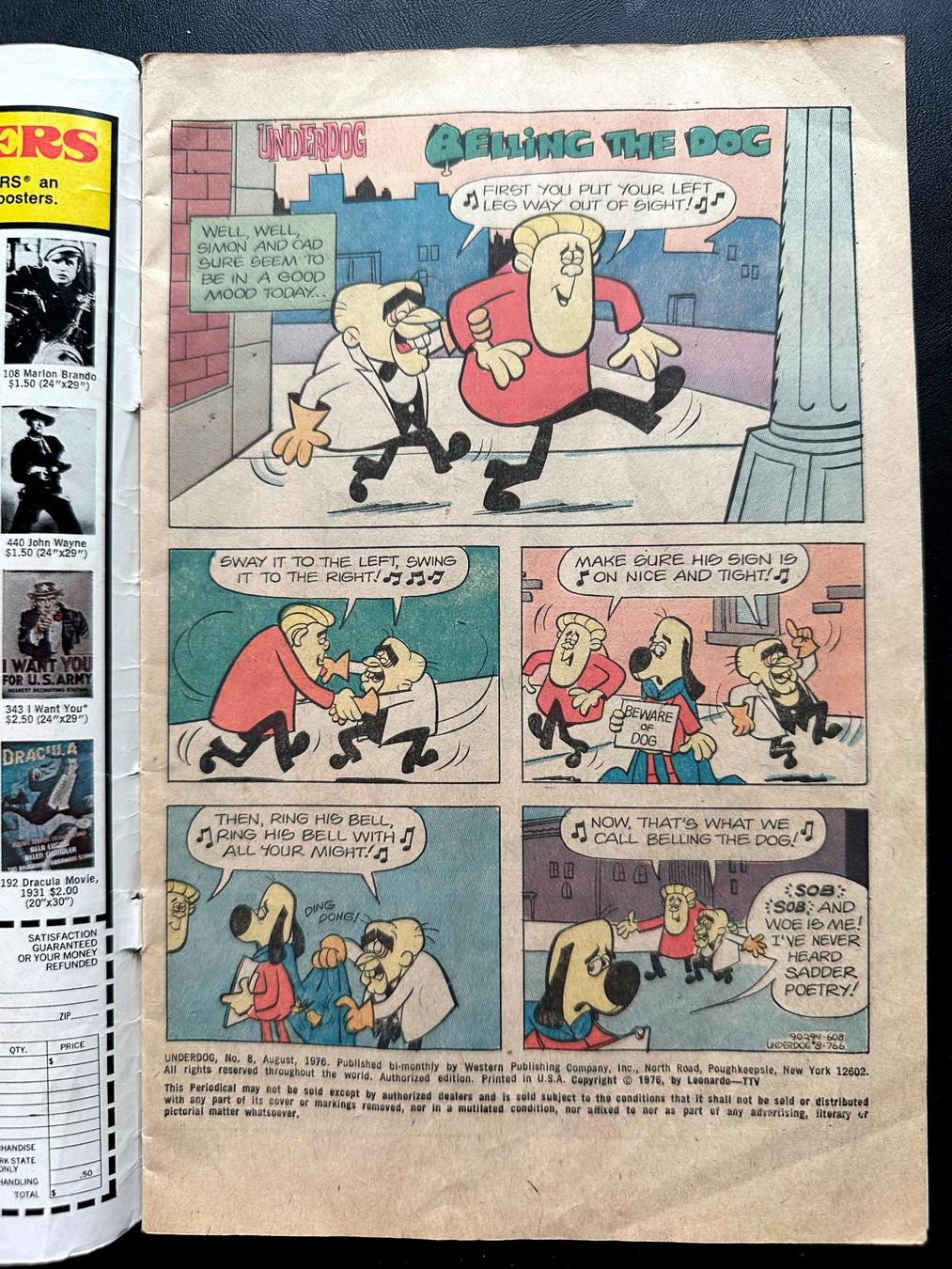 Comics: Underdog 25 Cent 1976 USA – Gebraucht aus Seltisberg von quadartswiss 1