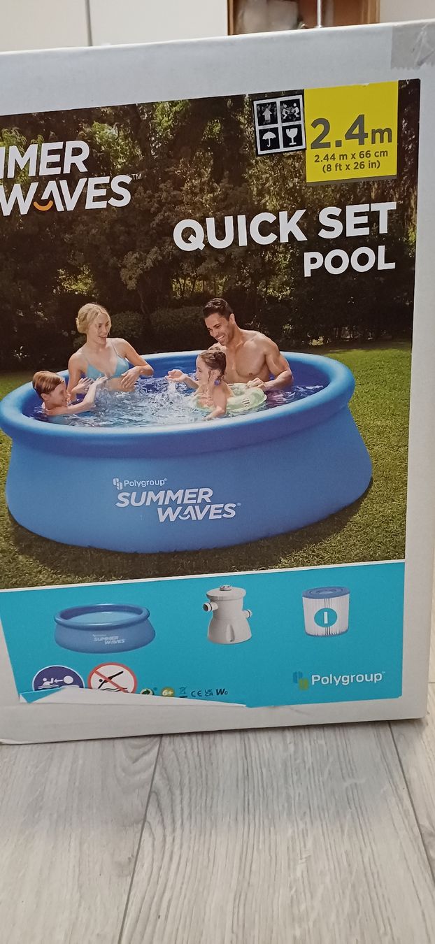 Piscine: Summer Waves Quick Set Pool 244cm NEU & OVP – Nuovo e nell'imballaggio originale da Staffelbach venduto da nad_k9f9
