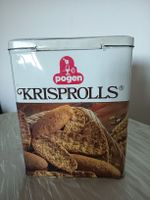 Blechdose Pogen Krisprolls rechteckig gebrauchter Zustand