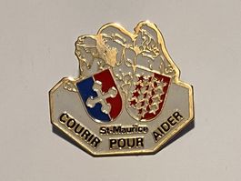 1 Pin Courrier pour Aider St. Maurice