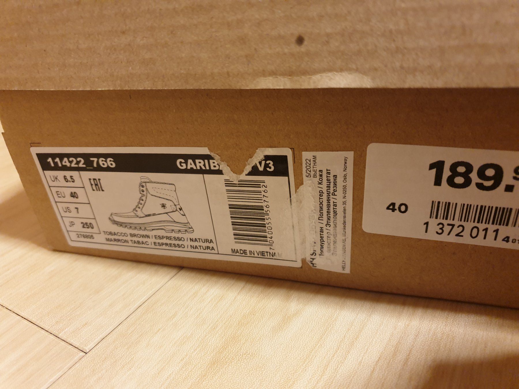 Helly Hansen Scarpe da uomo: HH HellyHansen Schuhe WaterProof Leather Gr. 40 – Nuovo (secondo la descrizione) da Val D Illiez venduto da SnowRoof 5