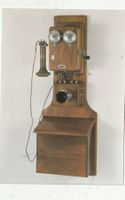 Altes Telefon Wandstation