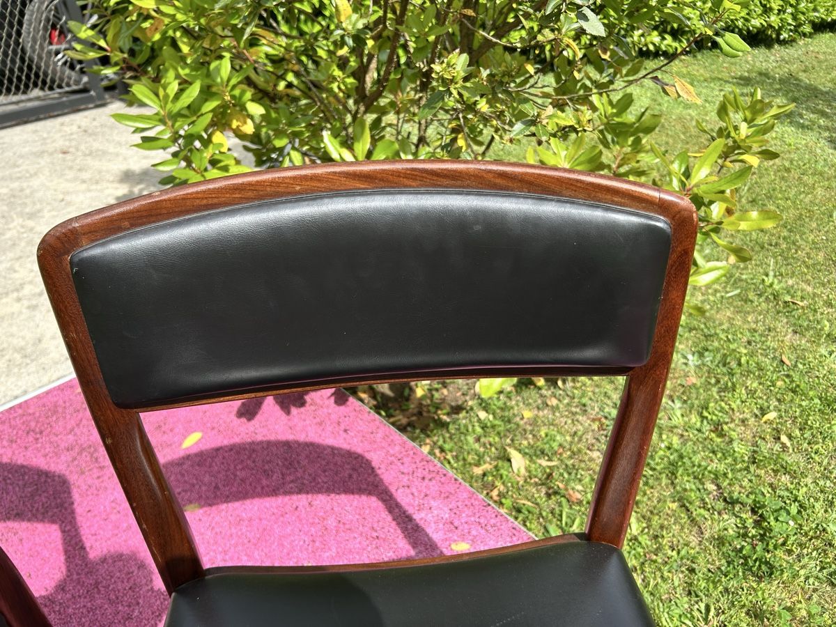 Sedie: 2 chaises en palissandre design  – Usato da Lully VD venduto da Garance040 2