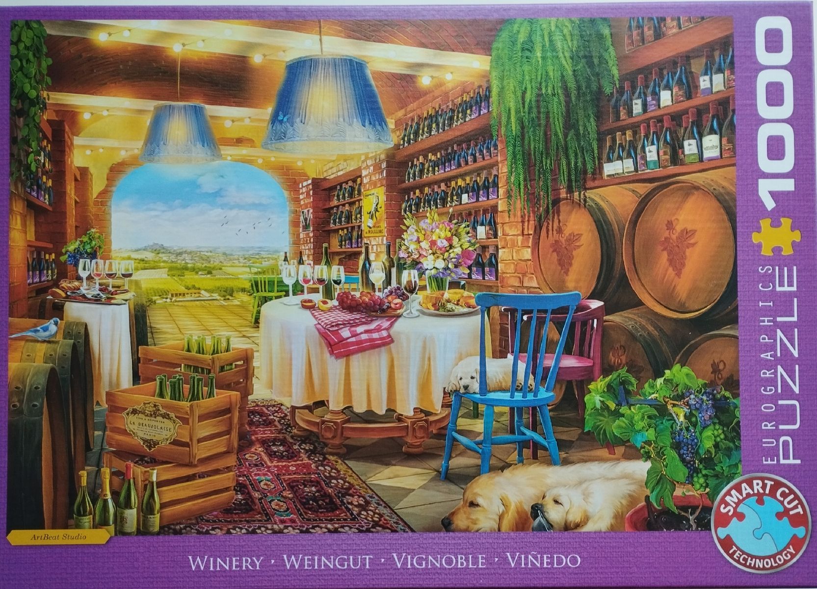 Puzzle: 1000 Puzzle Eurographics, Weingut – Usato da Obernau venduto da stimeroli