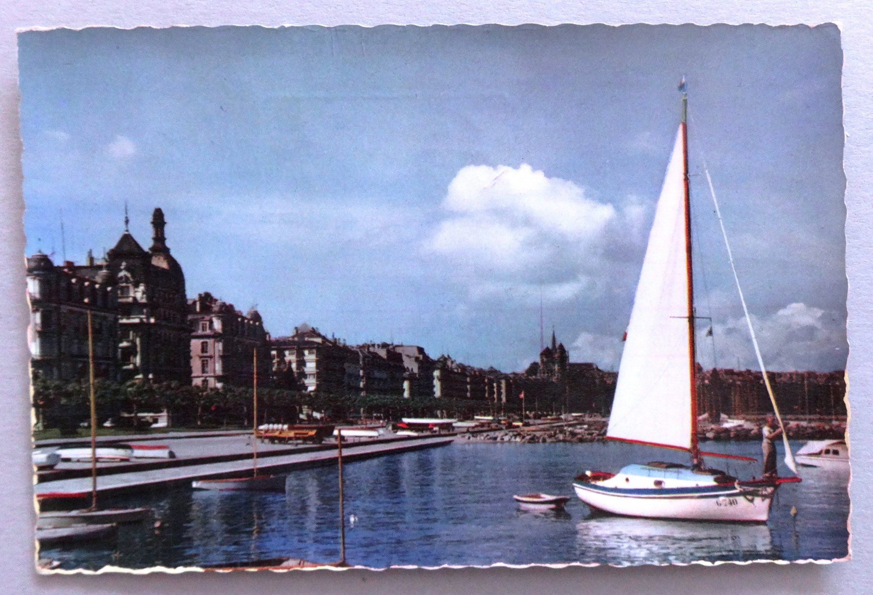 Ansichtskarten: Genève, Quai Gustave-Ador – Defekt aus Fétigny von Billy2miny