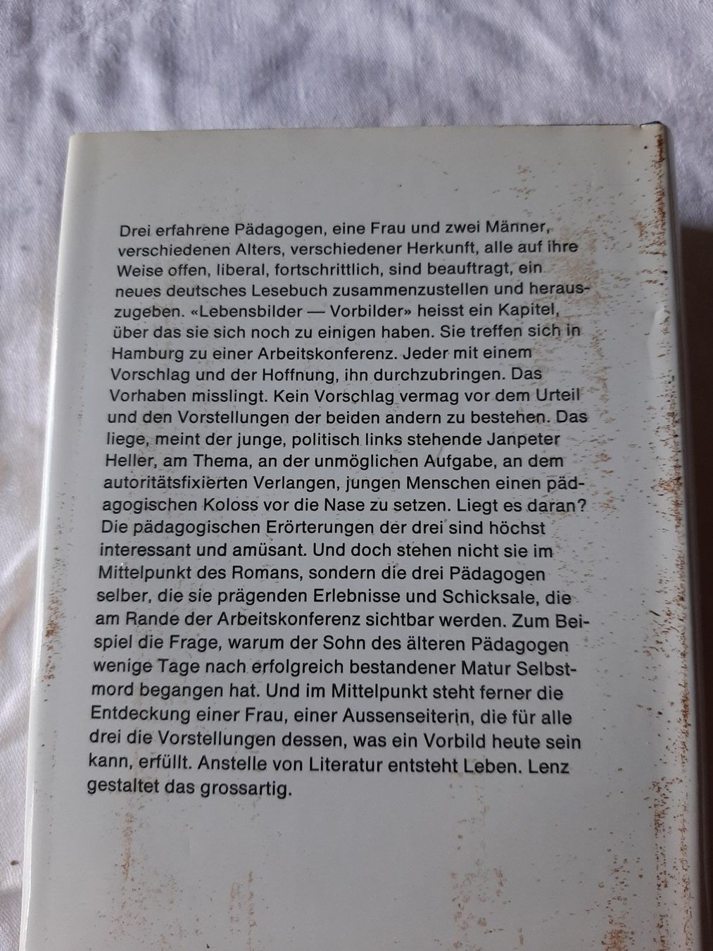 Libri: Siegfried Lenz: Das Vorbild. Roman – Usato da Basel venduto da kouki51 1