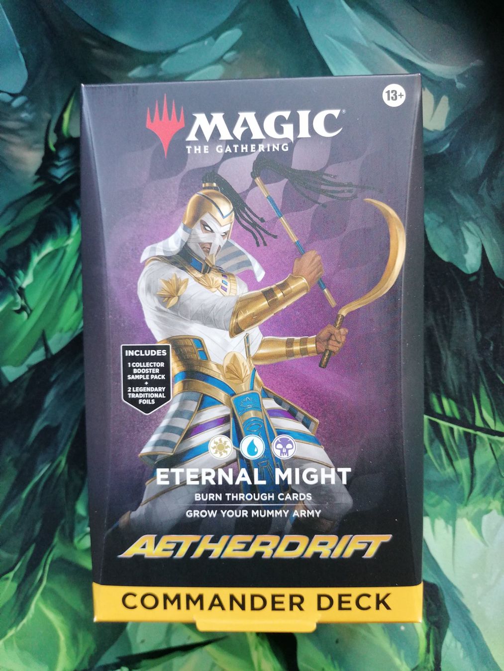 Magic The Gathering Sammelbilder & Trading cards: MTG Magic Aetherdrift Eternal Might Commander Deck ENG – Neu und originalverpackt aus Basel von BigFishBig