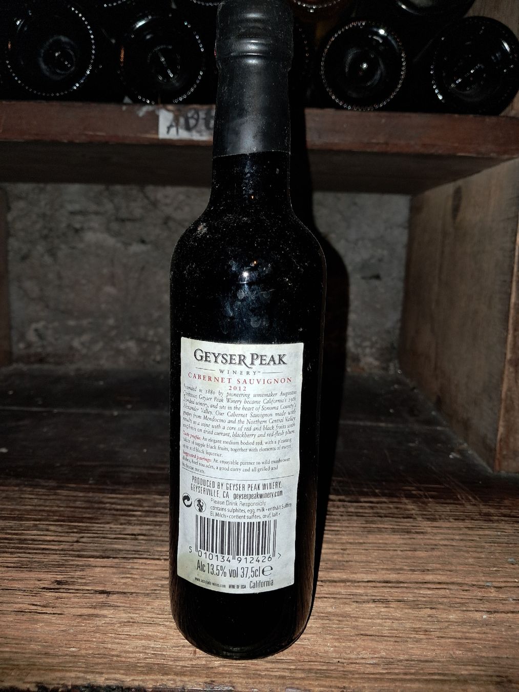 Vino: Cabernet Sauvignon Geyser Peak Winery 2012 – Nuovo e nell'imballaggio originale da Le locle venduto da juliensaran 3