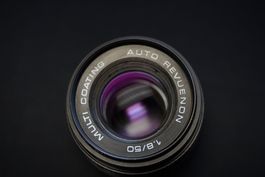 Auto Revuenon Multi Coating 50mm f1.8 M42 beautiful Boke!