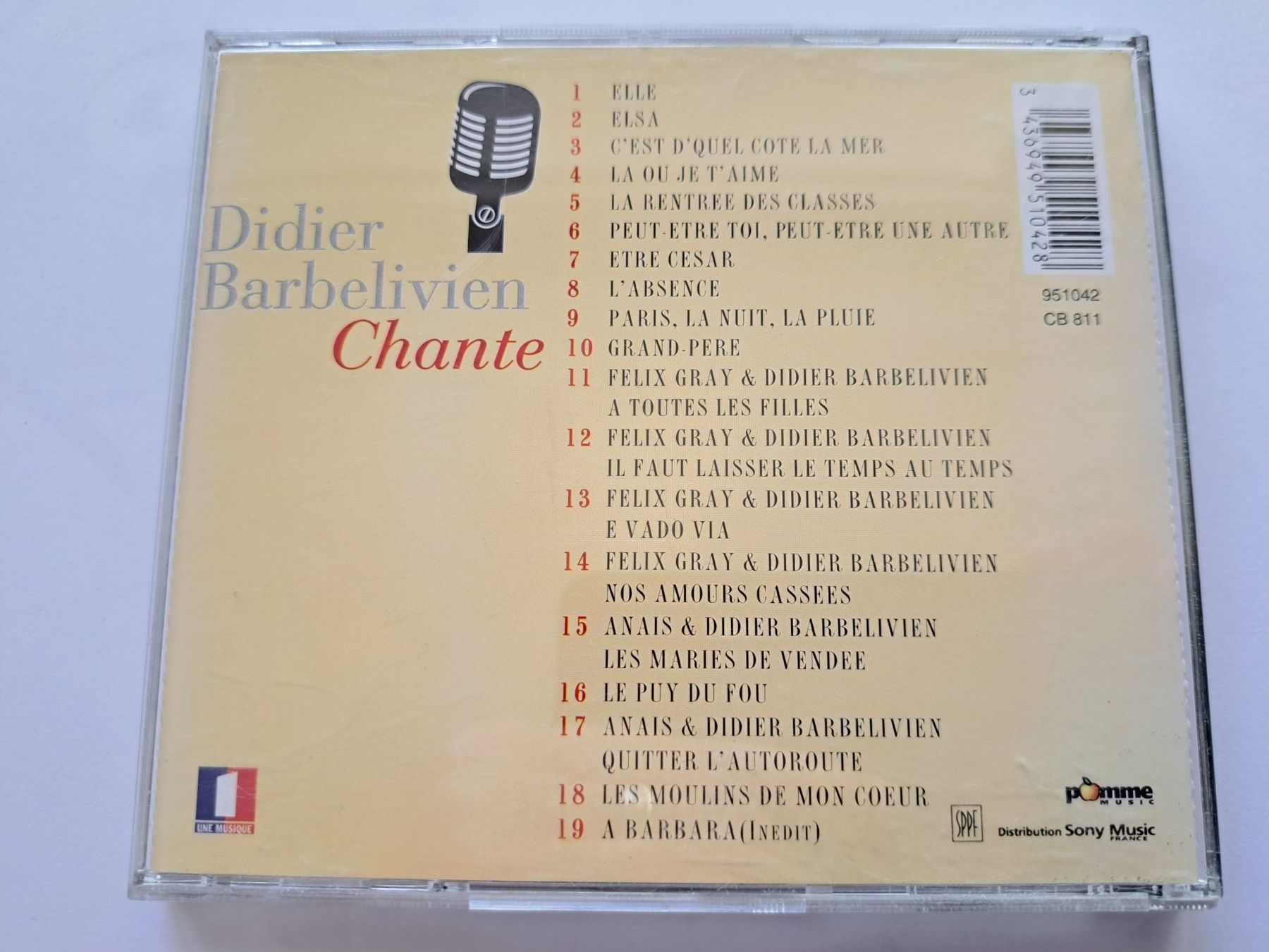CDs: Cd Barbelivien Chante – Gebraucht aus Pully von bro_n52j 1