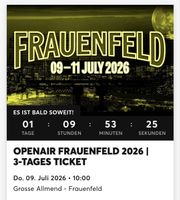 Openair Frauenfeld 2026 | 3-Tages Ticket