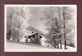 LA PRAFANDAZ sur Leysin - 1960 // pli d'angle //